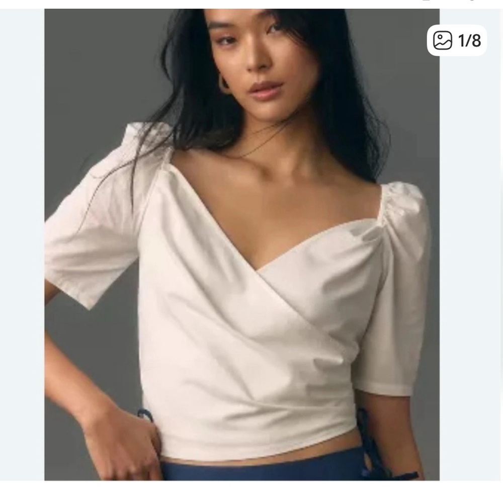 Anthropologie Wrap Blouse